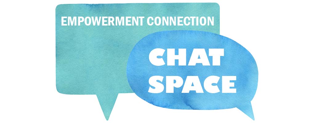 Empowerment Connection Chat Space speech bubbles